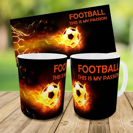 Набір: дитяча сумка-бананка+кружка Футбол Україна 32х15см, бананка для хлопчика футболіста через плече на подарунок (00997) - фото 3