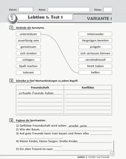 Німецька мова. 11 клас. Тестовий зошит до підручника «Dеutsch lernen ist super!» - фото 2