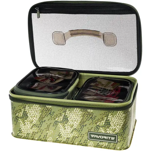 Коробка Favorite Eva Tackle Box TCLB-L 335x205x130mm Khaki - фото 5