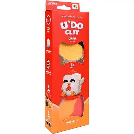Набор для лепки Strateg U'DO Clay Сказочные кубики (31074) - фото 1