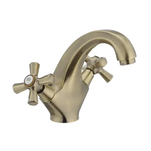 Смеситель для умывальника Mixxus Premium Retro Bronze-161 MI1650 Бронза - фото 1