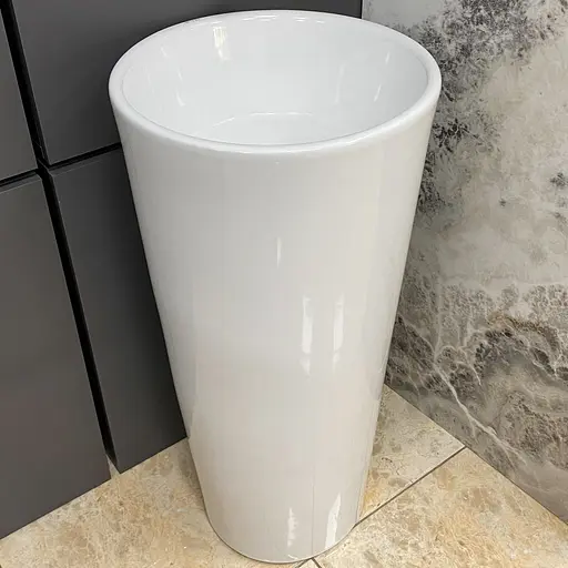 Умивальник підлоговий VBI Atessa white VBI-019027, Білий - фото 3