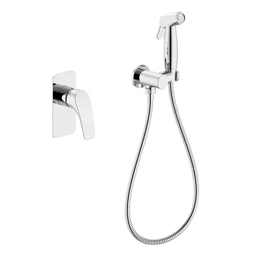 Набір гігієнічного душу прихованого монтажу Volle Orlando 15195200, Хром - фото 1