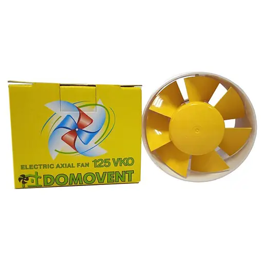 Вентилятор канальный осевой Домовент 125 ВКО Белый 30412 - фото 5