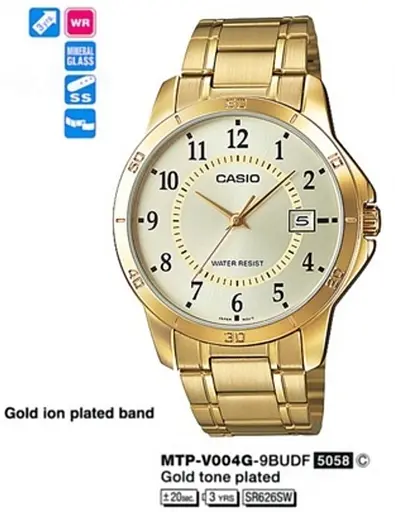 Часы CASIO MTP-V004G-9BUDF