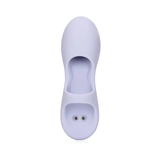 Вібратор на палець Loveline Silicone Finger 10.7см бузковий - фото 3
