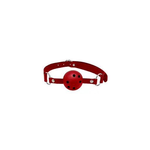 Кляп повітропроникний Alive Discretion 45 см червоний - фото 3