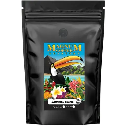 Кофе в зернах Magnum Exotics Caramel Creme 454 г - фото 1