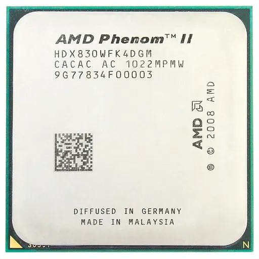 Процессор AMD Phenom II x4 830 2.8 GHz AM3, 95W Б/У