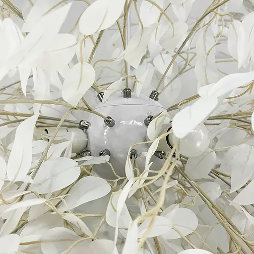 Підвісний білий світильник TRIO у флористичних мотивах d120 см Line.F MJ 185-120 - фото 4