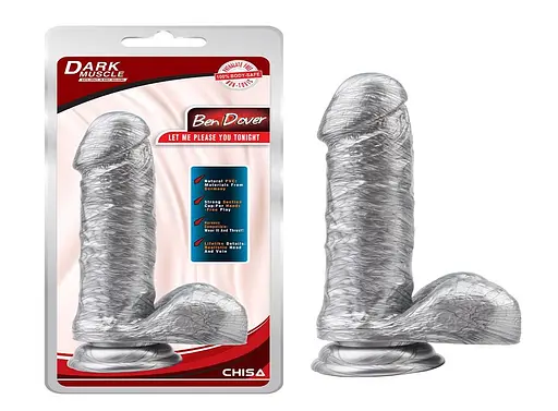 Фаллоимитатор Dark Muscle Ben Dover 19.5 серебристый - фото 6
