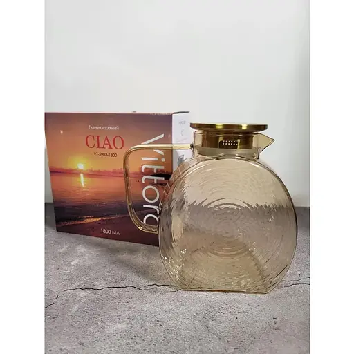 Кувшин стеклянный Vittora Ciao 1.8 л VT-5903-1800 (135073) - фото 5