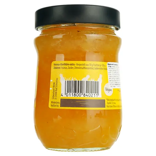 Варенье Schwartau из ананасов 340 г - фото 3