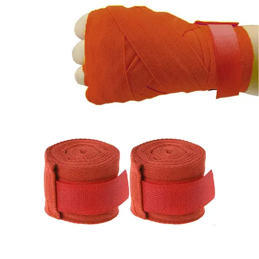 Боксерські бинти Hard BOX-HT1R 3м червоні - фото 2