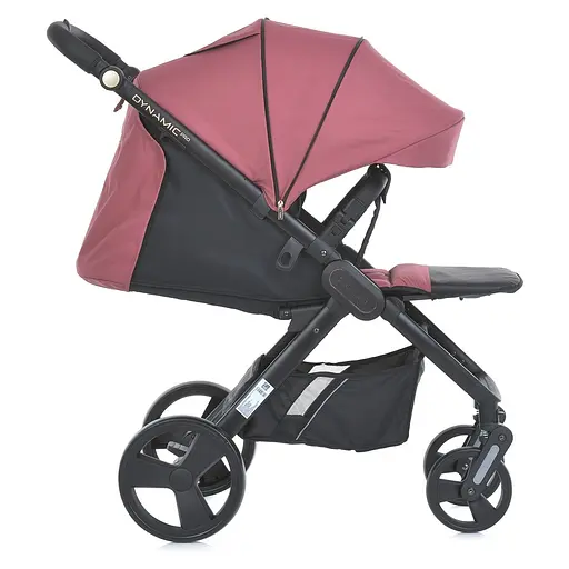 Детская прогулочная коляска-книга El Camino ME 1053-3 Dynamic Pro Dusty Rose Темно-розовая - фото 5