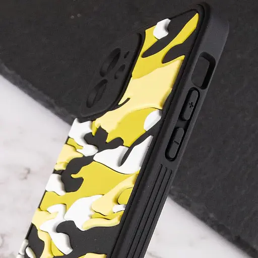 Чохол Epik TPU+PC Army Collection для Apple iPhone 12 6.1 Жовтий - фото 4