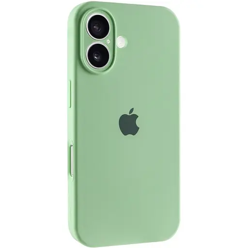 Чехол Epik Silicone Case Full Camera Protective AA для Apple iPhone 16 Plus 6.7 Зеленый/Pistachio - фото 1