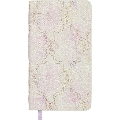 Щотижневик датований Buromax Bloom 2026 85 x 153 мм штучна шкіра фіолетовий (BM.2899-07)