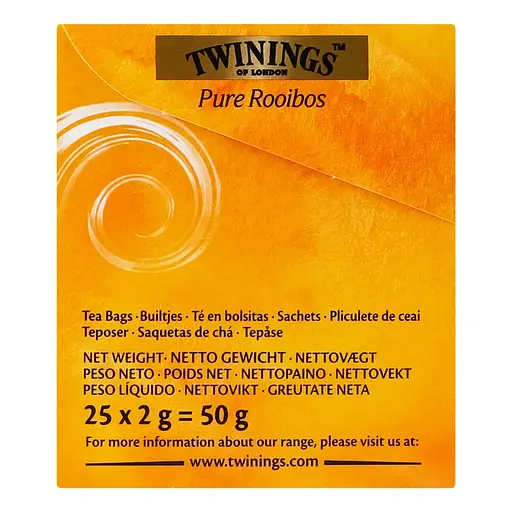 Чай Twinings Pure Rooibos в пакетиках (25 шт. х 2 г)  - фото 4