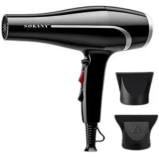 Фен стайлер Sokany SK-14021 для укладання волосся з 2 вузькими концентраторами 2400Вт Чорний - фото 1