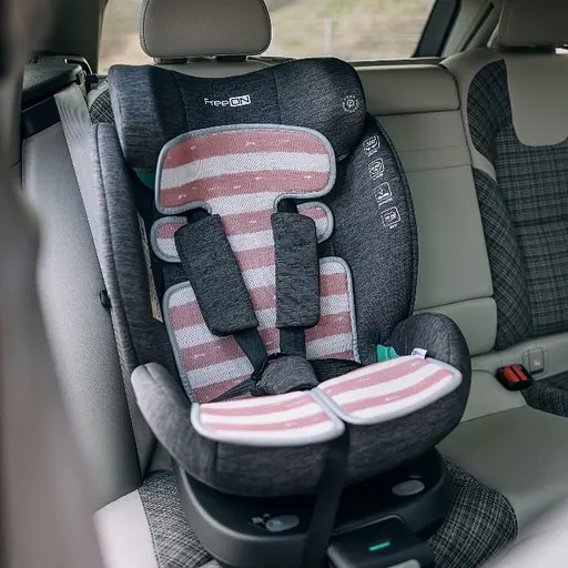 Підкладка для коляски та автокрісла FreeON pink-white (48723) - фото 4