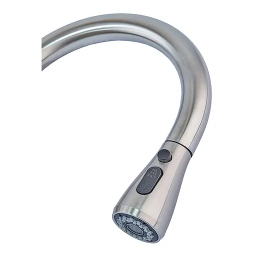 Змішувач для кухні сенсорний з висувним виливом Mixxus LUX-014 Sensor MI6230 Нержавіюча сталь - фото 3