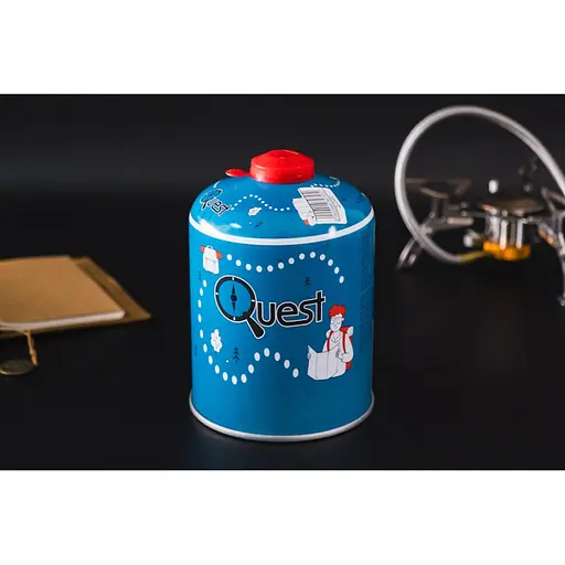 Набір Газовий пальник титановий BRS-3000T + Газовий балон різьбовий бутановий Quest, 450гр - фото 9