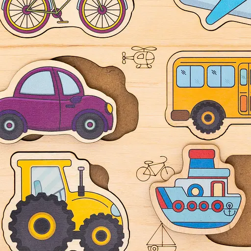 Пазл-сортер GoodPlay Транспорт (PS-4-011) - фото 4