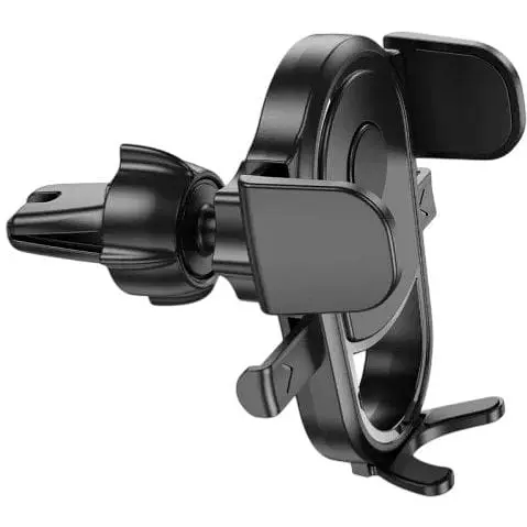 Автодержатель Hoco H6 Grateful one-button car holderair outlet Черный - фото 1