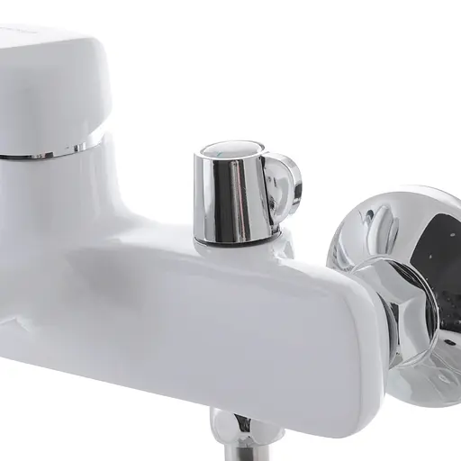 Змішувач для ванни з коротким зливом Mixxus Oregon 009 Euro white MI5794 Білий матовий - фото 3