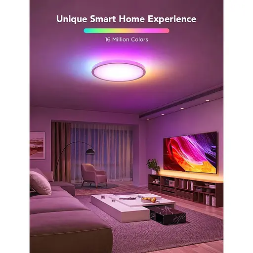 Стельовий світильник Govee 30cm RGBWW + RGBIC Smart Ceiling Light (H60A1) [129580] - фото 4