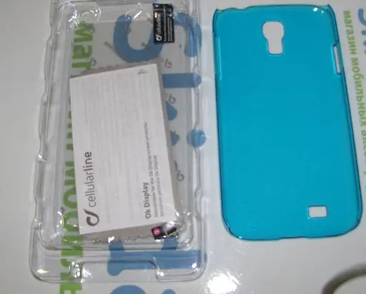 Накладка чохол бампер Samsung i9500 Galaxy S4 панель (Блакитна) - фото 5