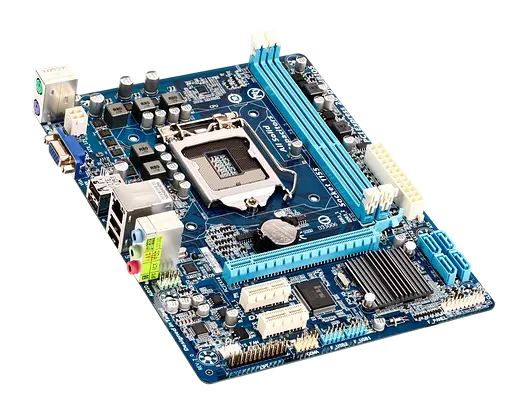 Материнская плата Gigabyte GA-H61M-DS2 rev.4.0 LGA 1155 (GA-H61M-DS2 REV.4.0) Б/У - фото 2