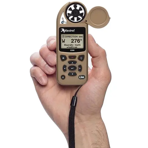 Метеостанція Kestrel 5500 LiNK Tan з Bluetooth та флюгером (0855LVTAN) - фото 6