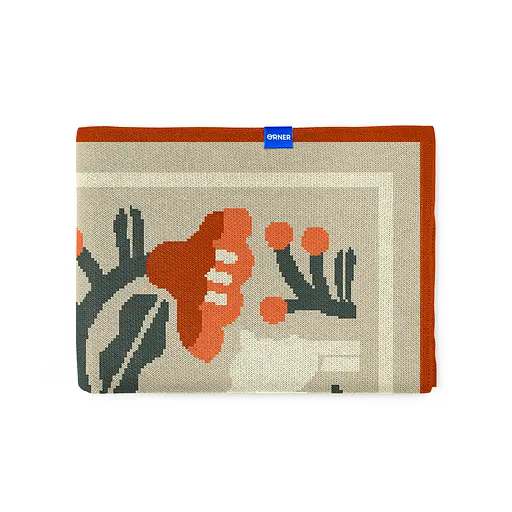 Плед Orner Вічне дерево життя світлий 130 x 170 см - фото 2