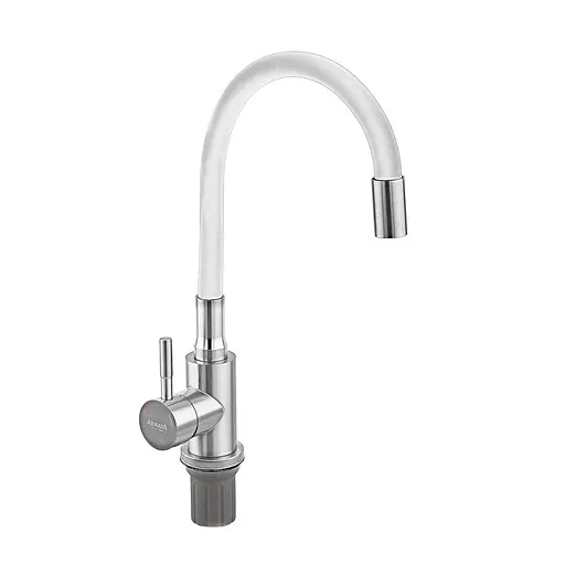 Змішувач для кухні Armata SUS-011 white з силіконовим виливом CH6562 Нержавіюча сталь - фото 3