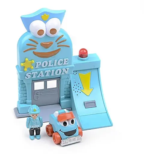 Игровой набор Полицейская станция с машинкой IM431