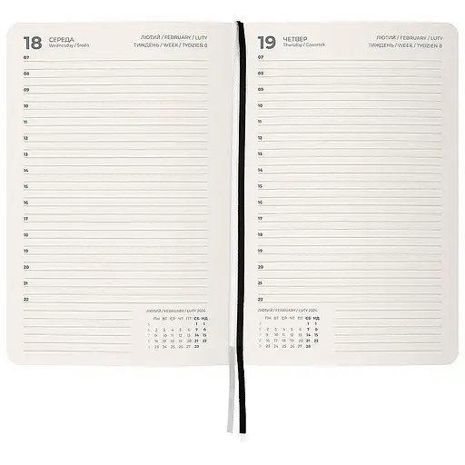 Дневник Axent Partner City Soft 2026 черный 145 х 210 мм (8821-26-01-A) - фото 3