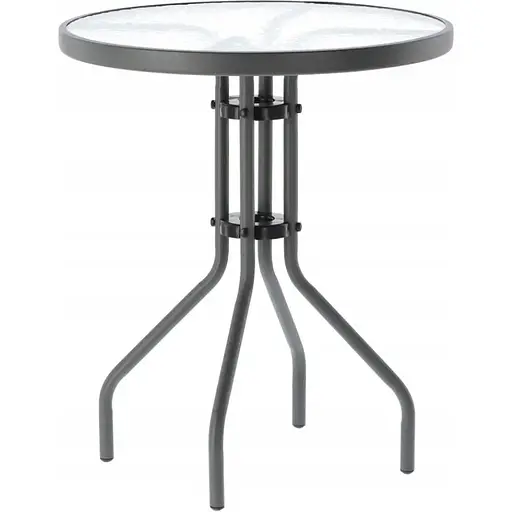 Садові меблі Chomik Bistro стіл та 2 стільці сірий - фото 5