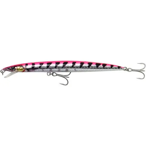 Воблер Savage Gear Sandeel Jerk Minnow S 175 mm 29.0 g Сірий/Рожевий (1013-1854.16.87)