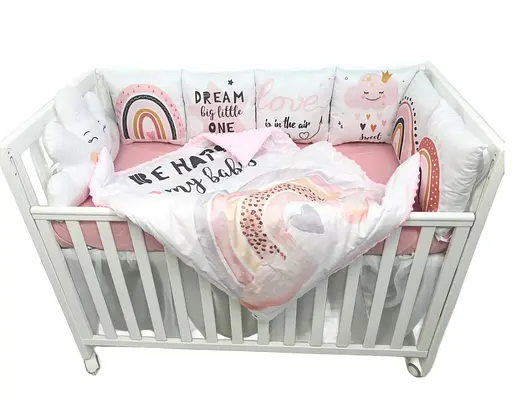 Дитячий набір Moontime у ліжечко "Be happy" - фото 1