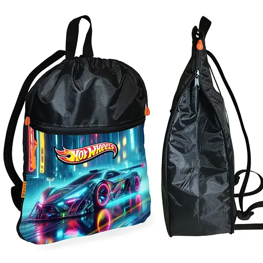 Рюкзак-мішок для школи Хот Вілс «Hot Wheels» дитяча сумка для взуття та спортивного одягу (01496)