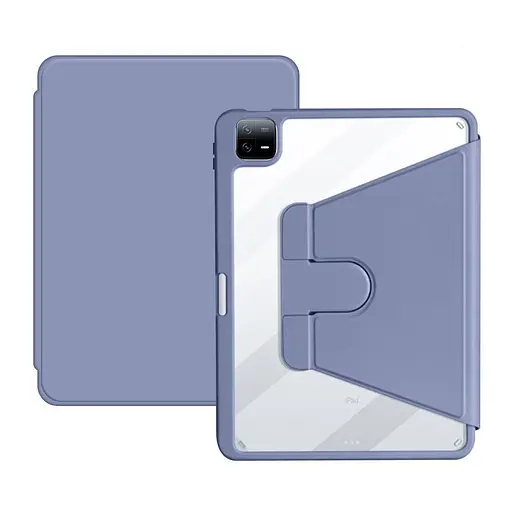 Чохол TPUCristal Pen holder 360 для Xiaomi Pad 7 / 7 Pro 11 2025 Фіолетовий - фото 2