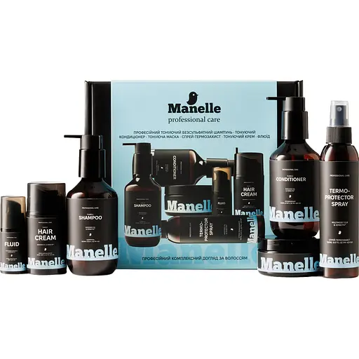 Комплексный набор Manelle Professional Care для светлых и белокурых волос (MN_AVO_KER) - фото 1