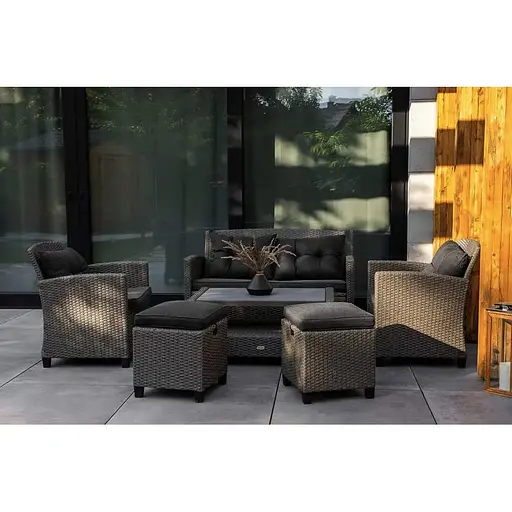 Набір садових меблів Di Volio Firenze сірий/графітовий - фото 7