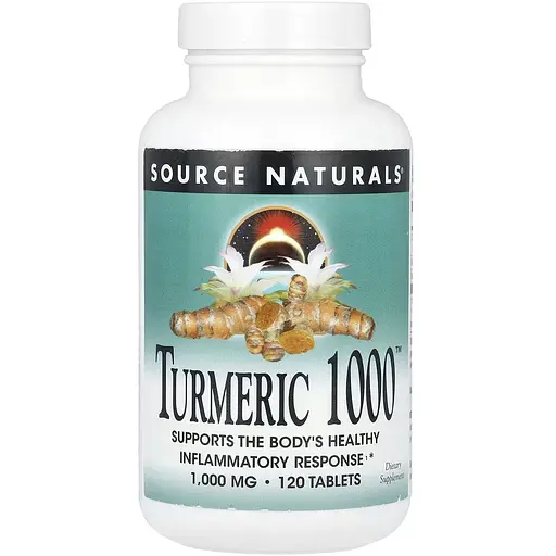 Куркума Source Naturals Turmeric 1000 мг 120 таблеток