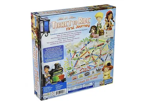 Настольная игра Days of Wonder Билет на поезд: Первое путешествие (Европа) (Ticket to Ride: First Journey (Europe)) (англ.) (DOW720027) - фото 8