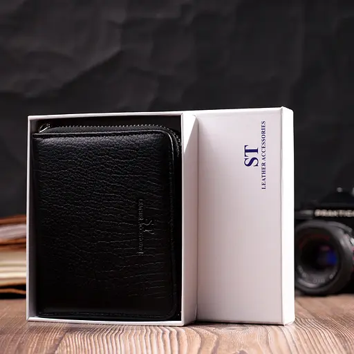 Кожаный женский кошелек ST Leather 12.3х10х2 см acs0028422 - фото 8