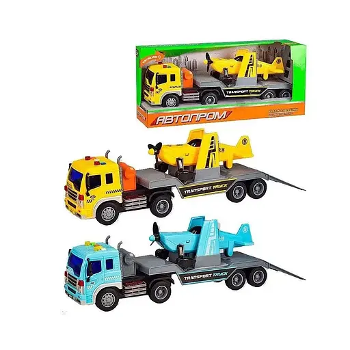 Трейлер 7920A Автопром, масштаб 1:16, свет, звук, в коробке 42*11,5*18,5см МИКС - фото 1
