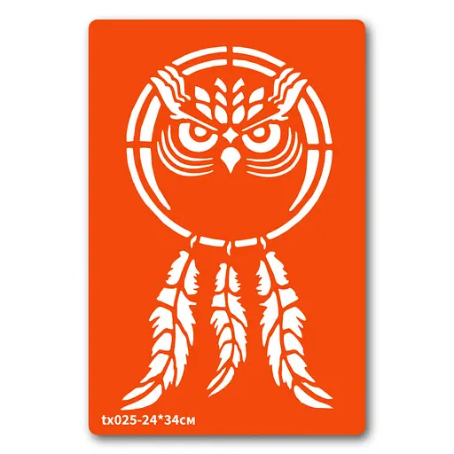 Трафарет для био-тату Ловец снов Fresh Tattoo tx025-24*34см, размер 24 х 34см - фото 1